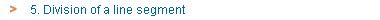 5. Division of a line segment